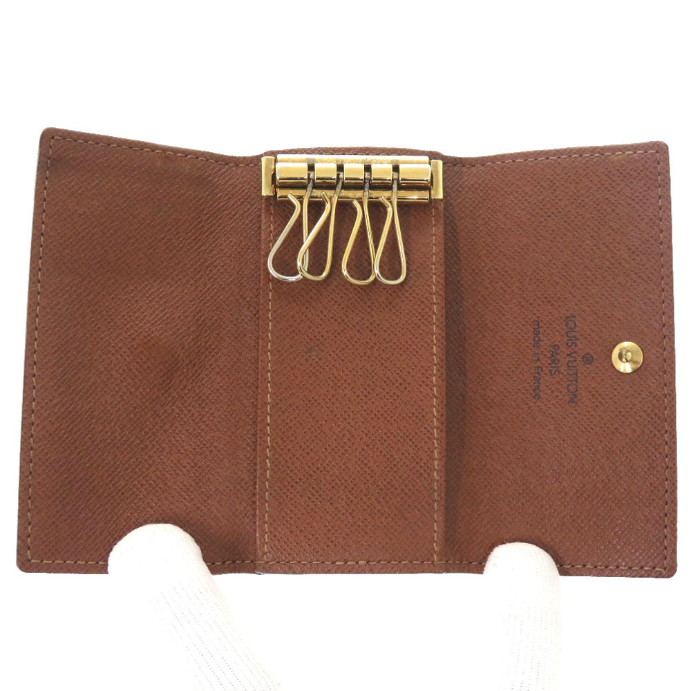 LOUIS VUITTON Key case Key holder  M69517 Monogram canvas Brown Monogram Multicles4 Women Used Authentic