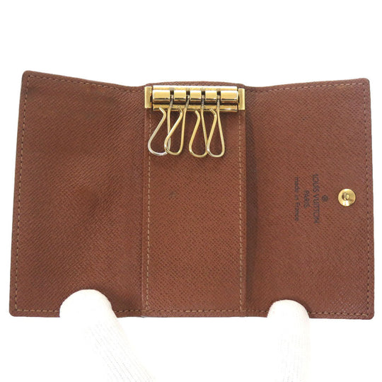 LOUIS VUITTON Key case Key holder  M69517 Monogram canvas Brown Monogram Multicles4 Women Used Authentic