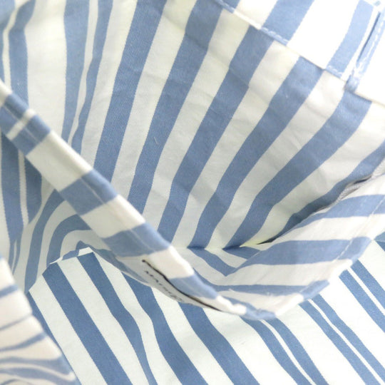 MAISON KITSUNE Tote Bag IU05167WW2002 S422 cotton blue MAISON KITSUNE Tote Bag IU05167WW2002 S422 UNISEX Blue Stripe unisex(Unisex) Used Authentic