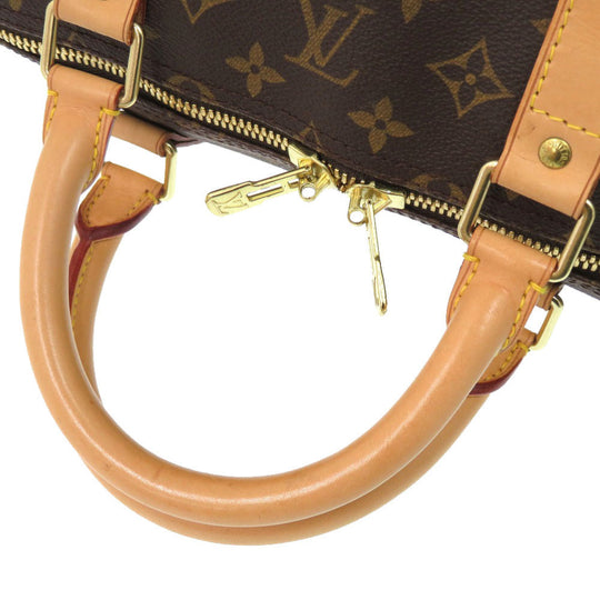 LOUIS VUITTON Boston Duffel bag M41424 Monogram canvas Brown Monogram Keepall 55 mens Used Authentic