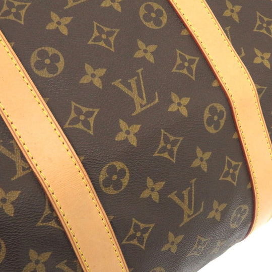 LOUIS VUITTON Boston Duffel bag M41424 Monogram canvas Brown Monogram Keepall 55 mens Used Authentic