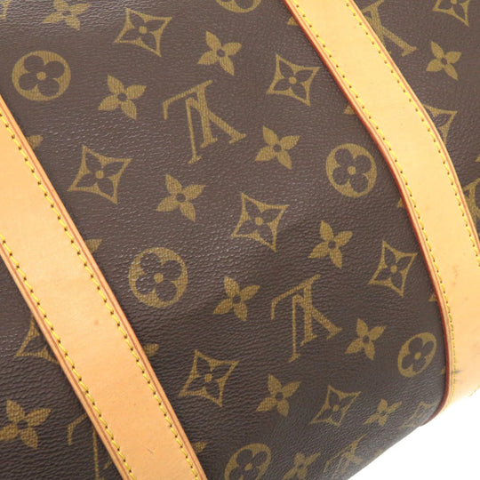 LOUIS VUITTON Boston Duffel bag M41424 Monogram canvas Brown Monogram Keepall 55 mens Used Authentic