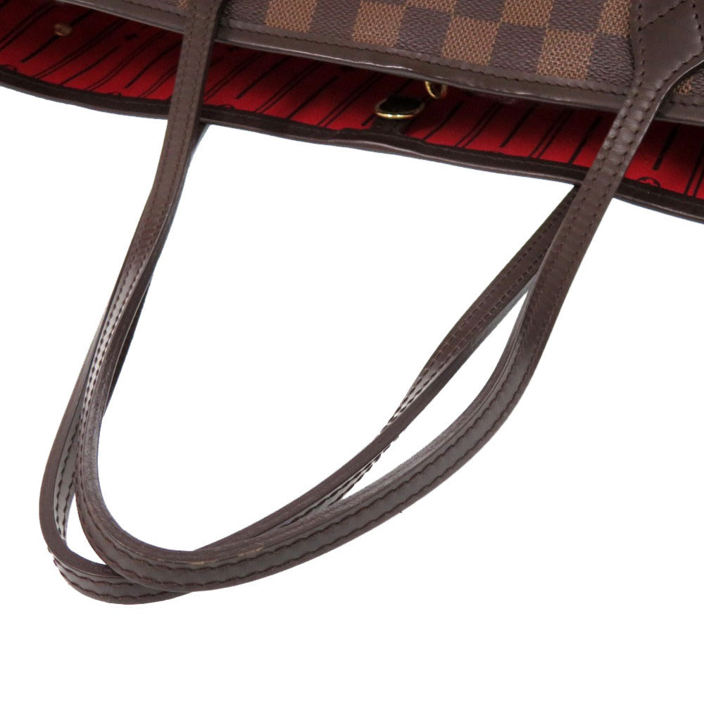 LOUIS VUITTON Tote Bag N51106 Damier canvas Brown Damier Ebene Neverfull GM Women Used Authentic