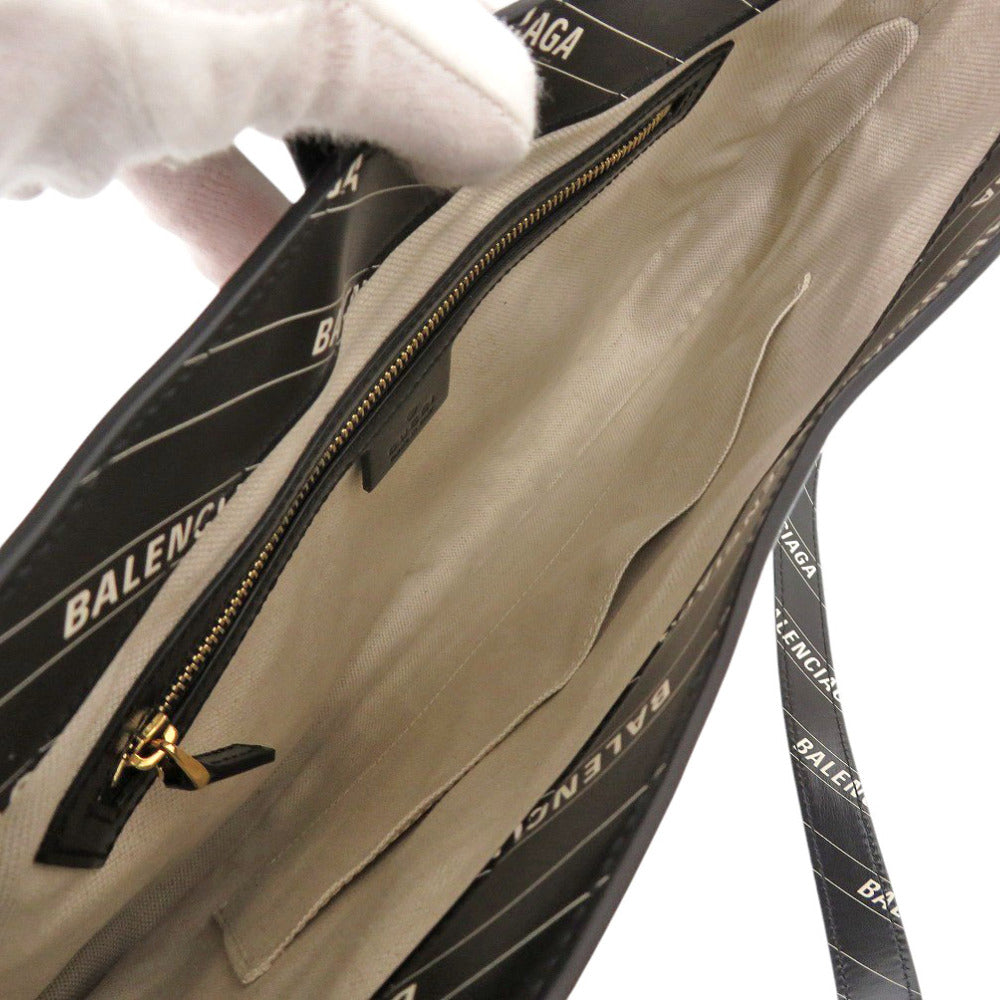 GUCCI Shoulder Bag 636712 leather black The Hacker Project Balenciaga Collaboration Jackie 1961 Women Used Authentic