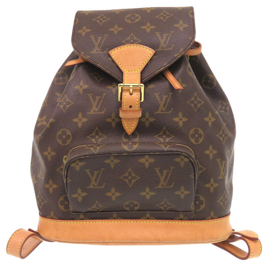 LOUIS VUITTON Backpack M51136 Monogram canvas Brown Monogram MontsourisMM Women Used Authentic