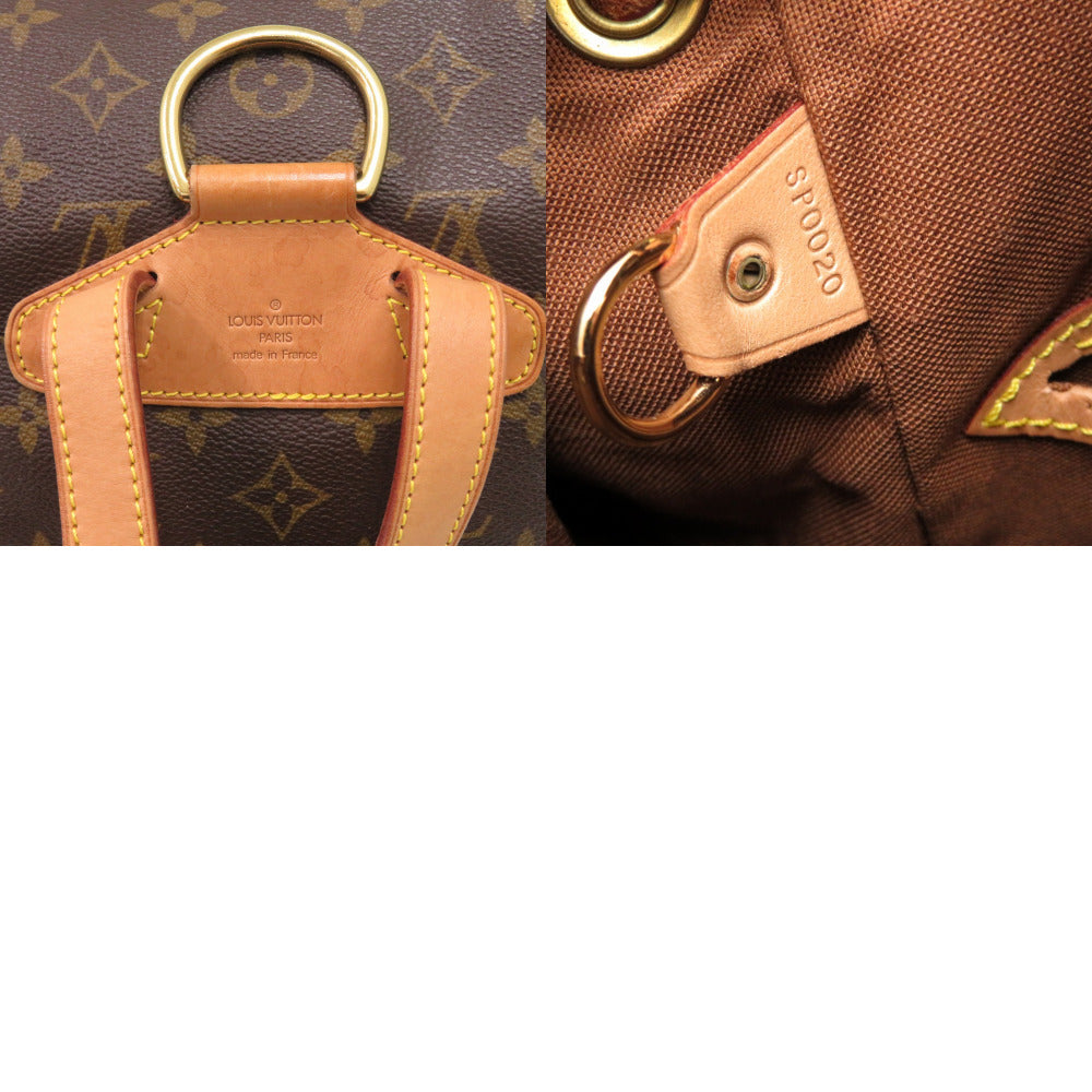 LOUIS VUITTON Backpack M51136 Monogram canvas Brown Monogram MontsourisMM Women Used Authentic