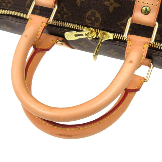 LOUIS VUITTON Boston Duffel bag M41428 Monogram canvas Brown Monogram Keepall 45 mens Used Authentic