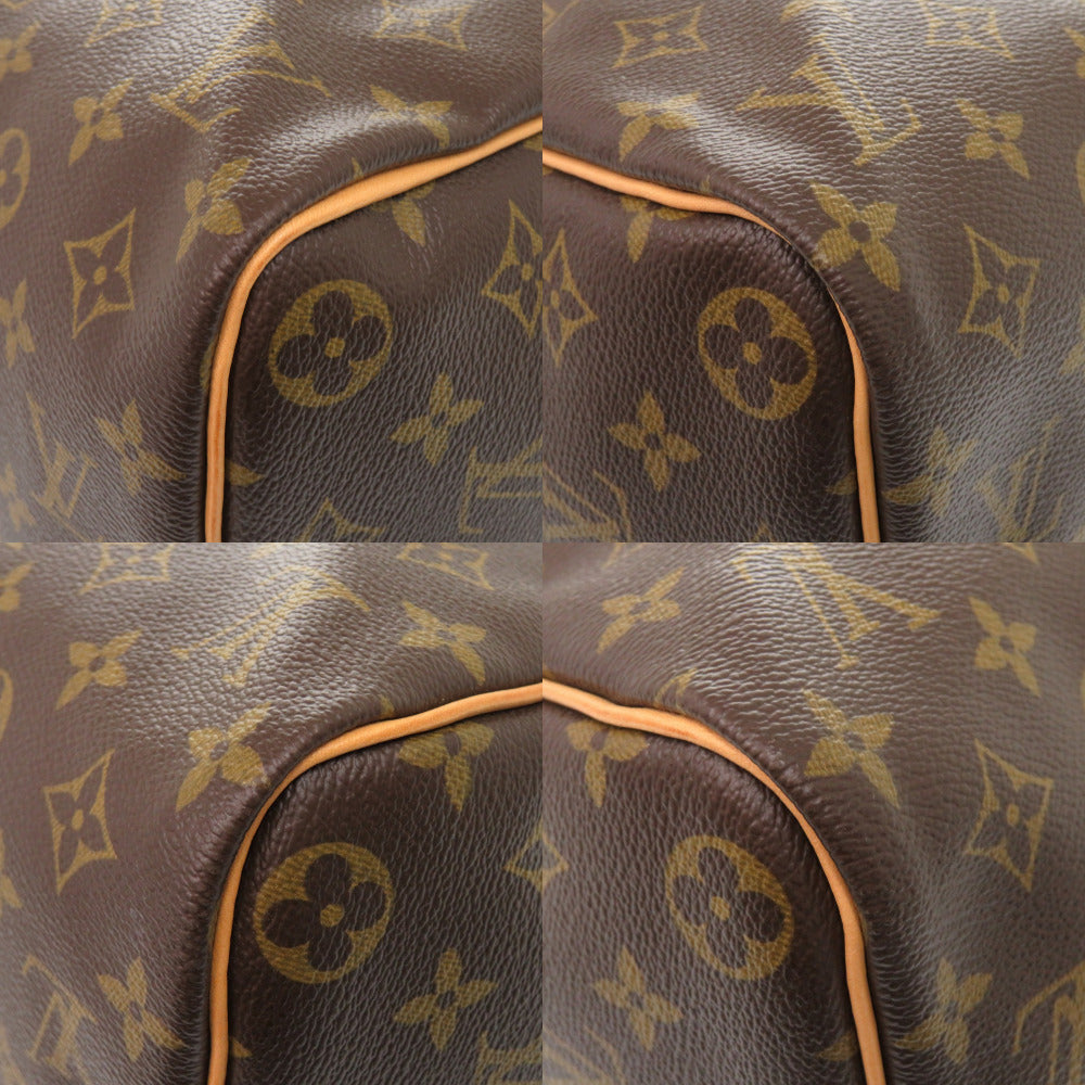 LOUIS VUITTON Boston Duffel bag M41428 Monogram canvas Brown Monogram Keepall 45 mens Used Authentic