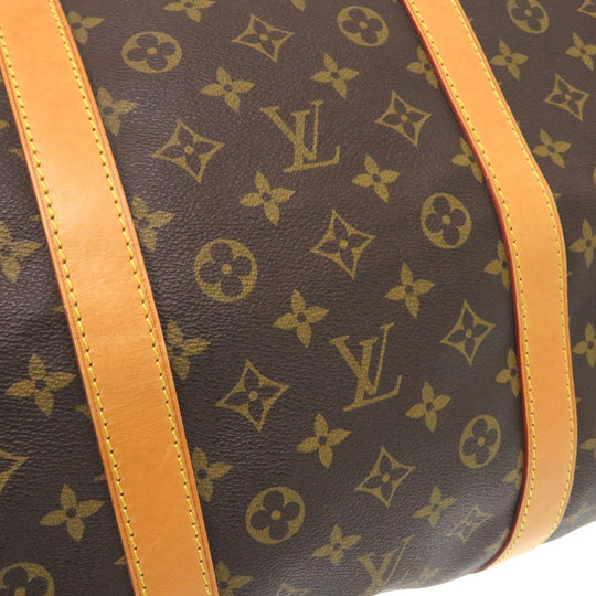 LOUIS VUITTON Boston Duffel bag M41414 Monogram canvas Brown Monogram Keepall bandouliere55 mens(Unisex) Used Authentic