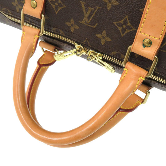 LOUIS VUITTON Boston Duffel bag M41424 Monogram canvas Brown Monogram Keepall 55 mens Used Authentic