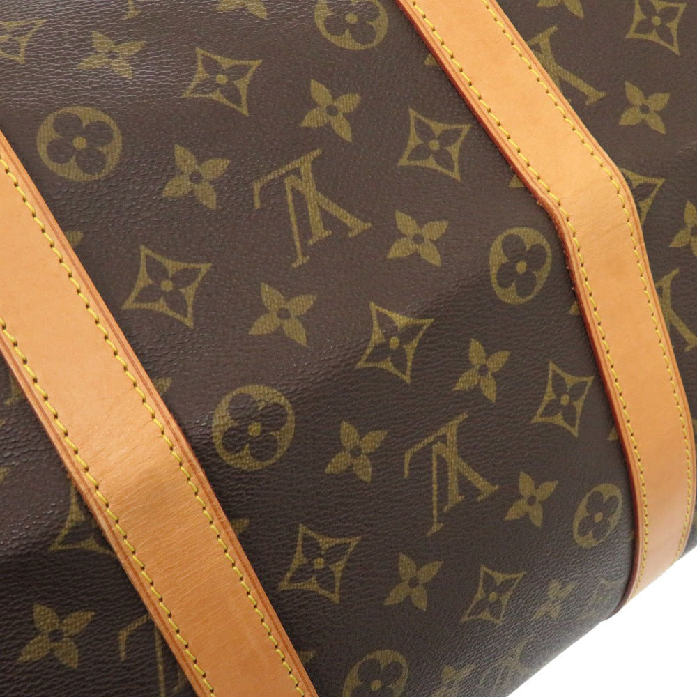 LOUIS VUITTON Boston Duffel bag M41424 Monogram canvas Brown Monogram Keepall 55 mens Used Authentic
