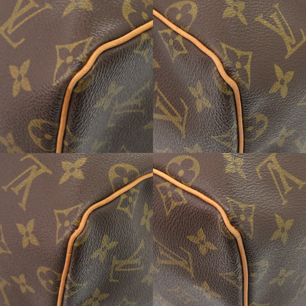 LOUIS VUITTON Boston Duffel bag M41424 Monogram canvas Brown Monogram Keepall 55 mens Used Authentic