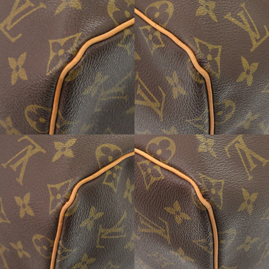 LOUIS VUITTON Boston Duffel bag M41424 Monogram canvas Brown Monogram Keepall 55 mens Used Authentic