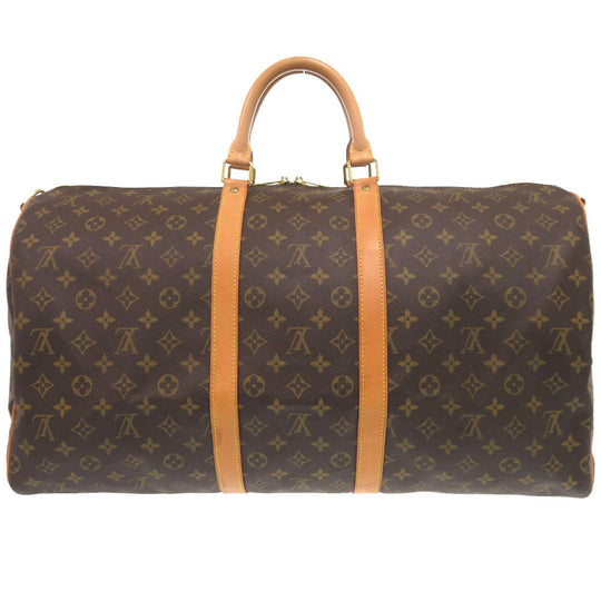 LOUIS VUITTON Boston Duffel bag M41412 Monogram canvas Brown Monogram Keepall bandouliere60 mens(Unisex) Used Authentic