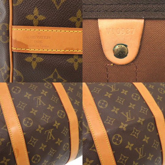 LOUIS VUITTON Boston Duffel bag M41412 Monogram canvas Brown Monogram Keepall bandouliere60 mens(Unisex) Used Authentic