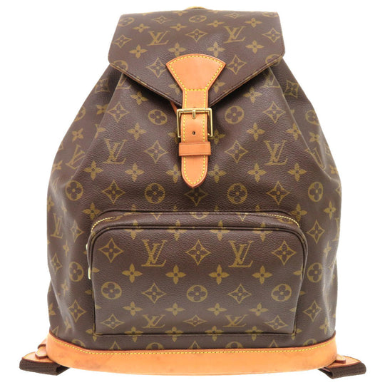 LOUIS VUITTON Backpack M51135 Monogram canvas Brown Monogram MontsourisGM Women Used Authentic