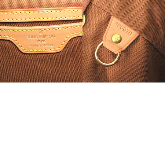 LOUIS VUITTON Backpack M51135 Monogram canvas Brown Monogram MontsourisGM Women Used Authentic