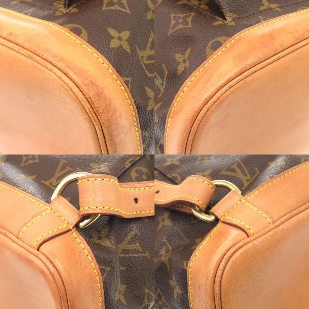 LOUIS VUITTON Backpack M51135 Monogram canvas Brown Monogram MontsourisGM Women Used Authentic
