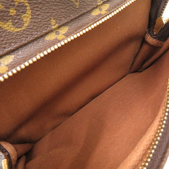 LOUIS VUITTON Backpack M51135 Monogram canvas Brown Monogram MontsourisGM Women Used Authentic