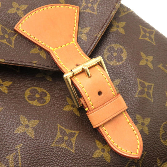 LOUIS VUITTON Backpack M51135 Monogram canvas Brown Monogram MontsourisGM Women Used Authentic
