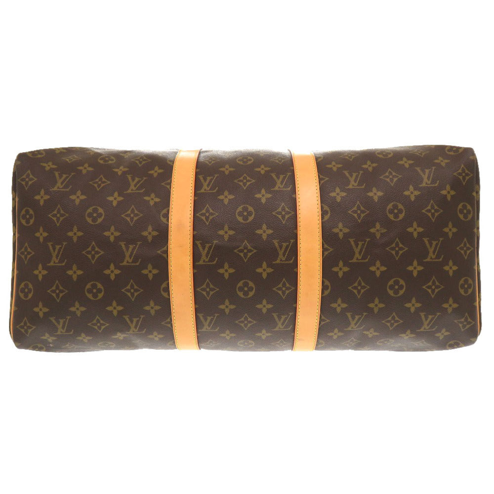 LOUIS VUITTON Boston Duffel bag M41426 Monogram canvas Brown Monogram Keepall 50 mens Used Authentic
