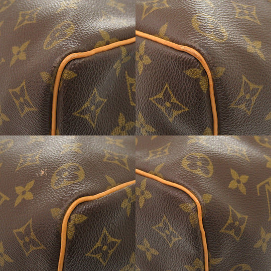 LOUIS VUITTON Boston Duffel bag M41426 Monogram canvas Brown Monogram Keepall 50 mens Used Authentic