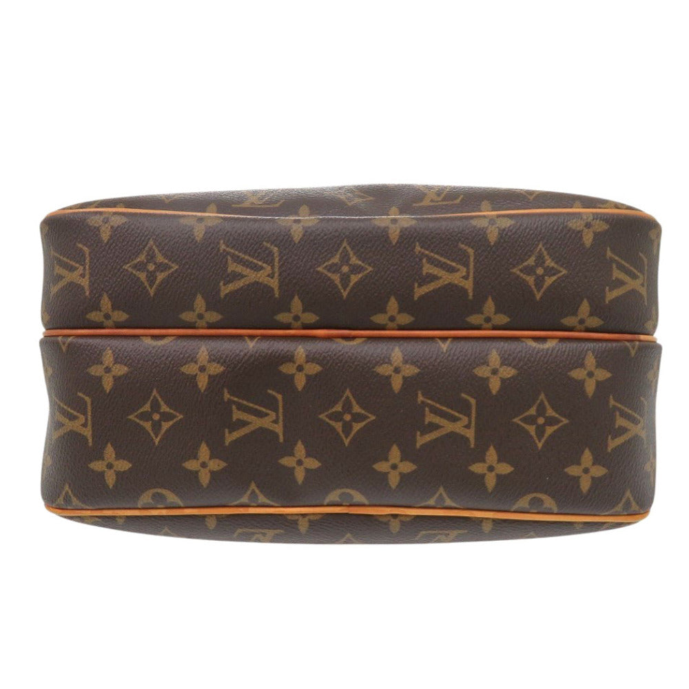 LOUIS VUITTON Shoulder Bag M45254 Monogram canvas Brown Monogram Reporter PM mens Used Authentic