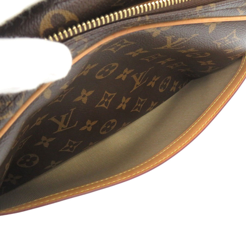 LOUIS VUITTON Shoulder Bag M45254 Monogram canvas Brown Monogram Reporter PM mens Used Authentic