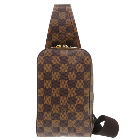 LOUIS VUITTON Sling bag N51994 Damier canvas Ebene Damier Geronimos mens Used Authentic