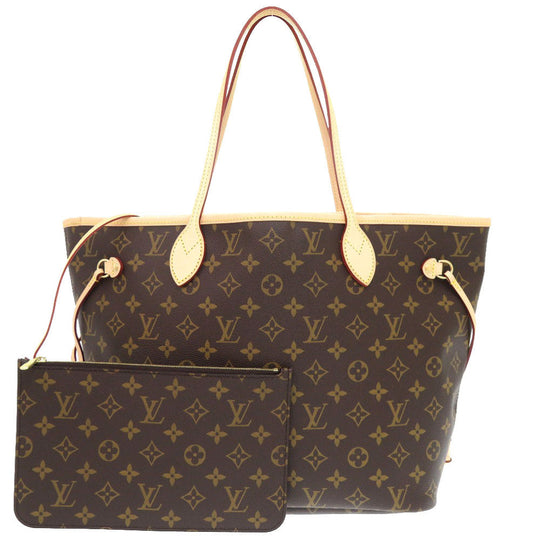 LOUIS VUITTON Tote Bag M40995 Monogram canvas Brown Monogram New Neverfull MM Women Used Authentic