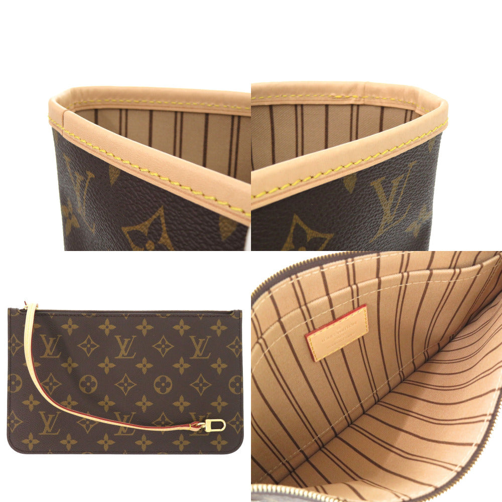 LOUIS VUITTON Tote Bag M40995 Monogram canvas Brown Monogram New Neverfull MM Women Used Authentic