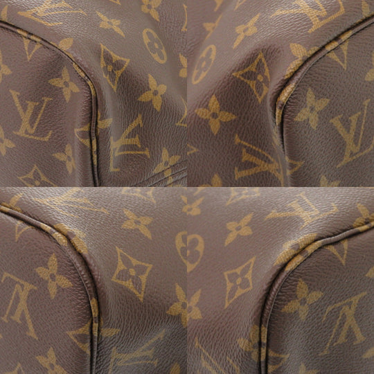 LOUIS VUITTON Tote Bag M40995 Monogram canvas Brown Monogram New Neverfull MM Women Used Authentic
