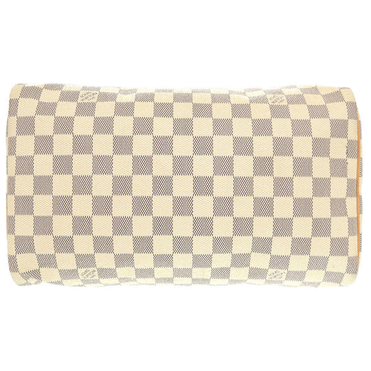 LOUIS VUITTON Handbag N41533 Damier Azur Canvas white Damier Azur Speedy 30 Women Used Authentic