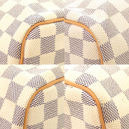 LOUIS VUITTON Handbag N41533 Damier Azur Canvas white Damier Azur Speedy 30 Women Used Authentic