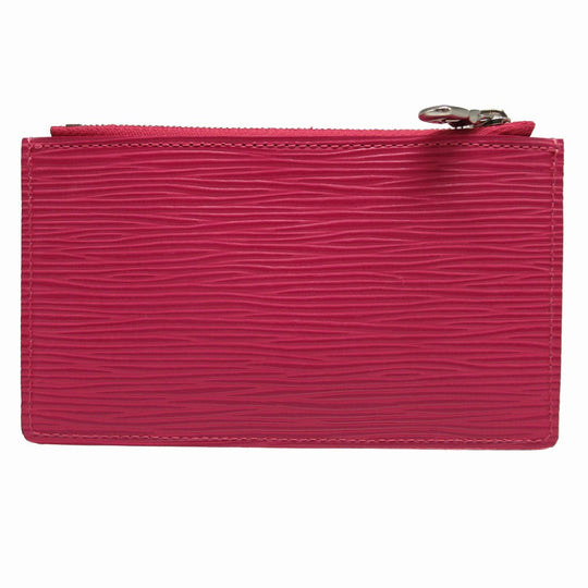 LOUIS VUITTON Coin case M60788 Epi Leather pink Epi Pochette Cle Tribal Mask unisex(Unisex) Used Authentic