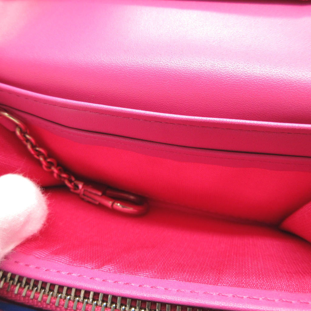 Paul Smith Bifold Wallet leather pink Compact wallet Women Used Authentic