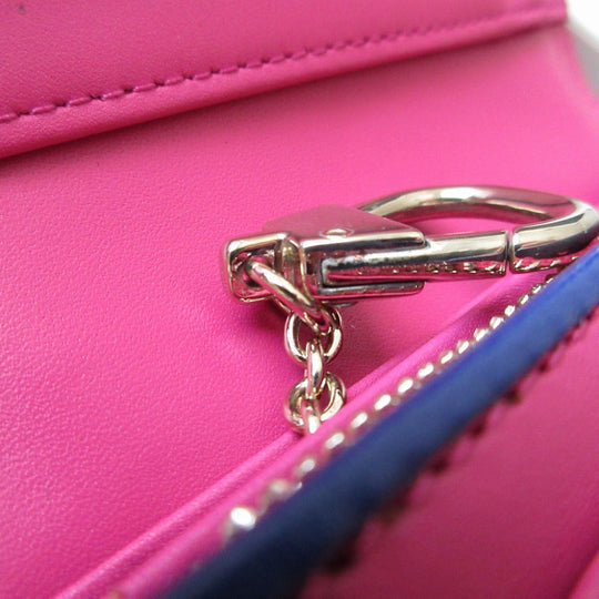 Paul Smith Bifold Wallet leather pink Compact wallet Women Used Authentic