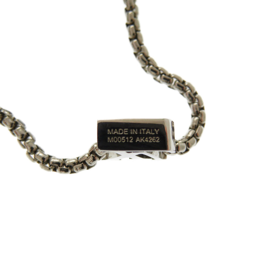 LOUIS VUITTON bracelet M00512 metal Silver Monogram Beads blur Rubbed t Women Used Authentic