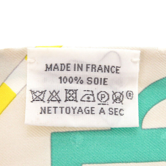 HERMES scarf silk Kle Twilly Bouclerie Moderne Modern Buckle