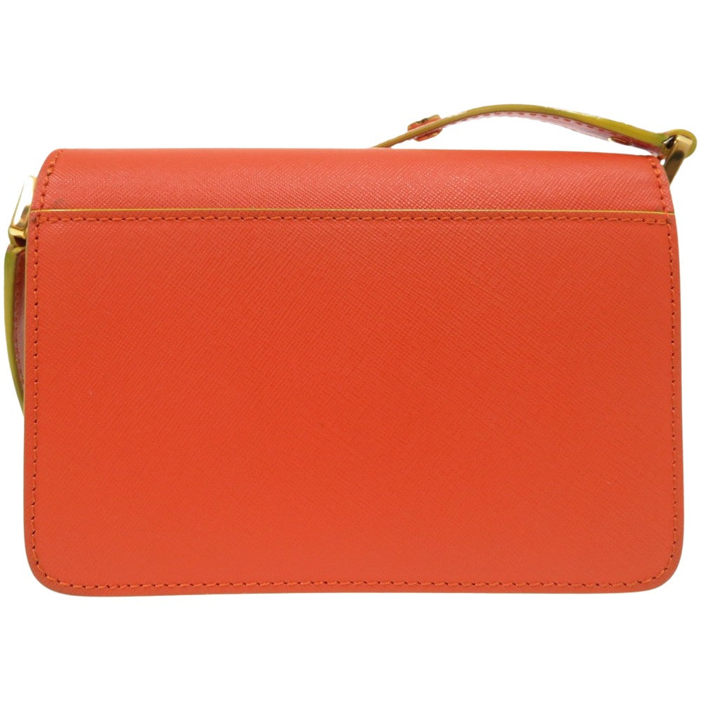 MARNI Shoulder Bag LV520Z248Y Calfskin multicolor TRUNK Mini Shoulder Bag Women Used Authentic