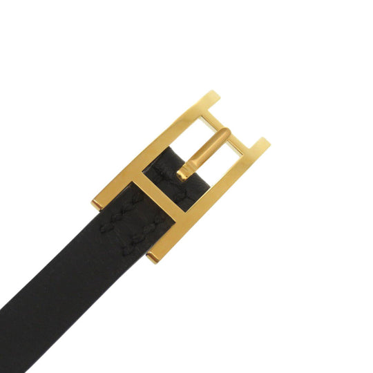 HERMES bracelet Vaux Swift Noir Beapi de Bourtour Women Used Authentic