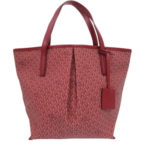 MORABITO Tote Bag PVC Red Autograph MORABITO PM Tote Bag Red Women Used Authentic