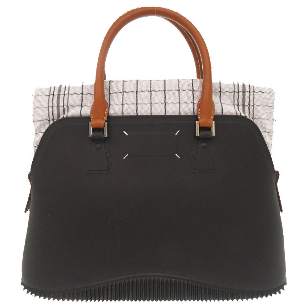 Maison Margiela Tote Bag S61WG0107 Rubber, Leather black 5AC Women Used Authentic