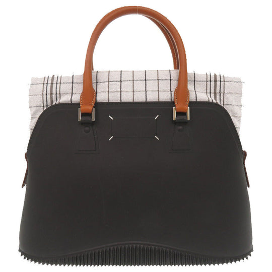 Maison Margiela Tote Bag S61WG0107 Rubber, Leather black 5AC Women Used Authentic