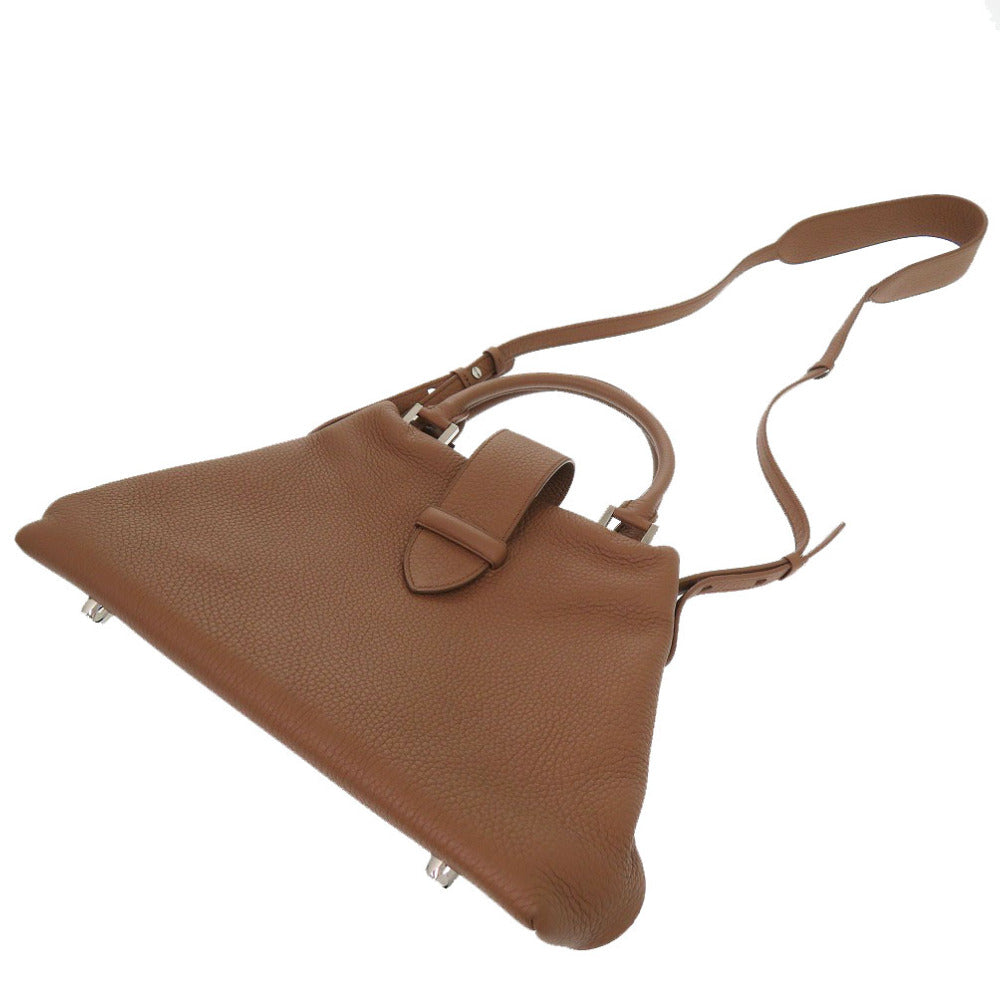 CAMILLE FOURNET Shoulder Bag leather Brown 2WAY sling bag Women Used Authentic