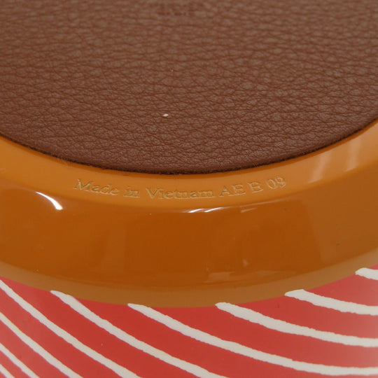 HERMES Other miscellaneous goods Wood Jones Citron Box Bag MM Jaune Citron Lacquer Wood Hand Painted Women Used Authentic