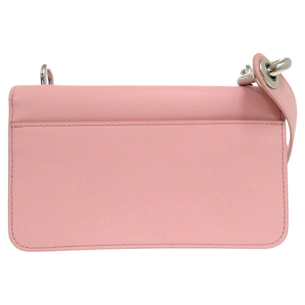 KENZO Shoulder Bag FA52SA320L2434 leather pink Kandy With logo Cross Sling bag Women Used Authentic