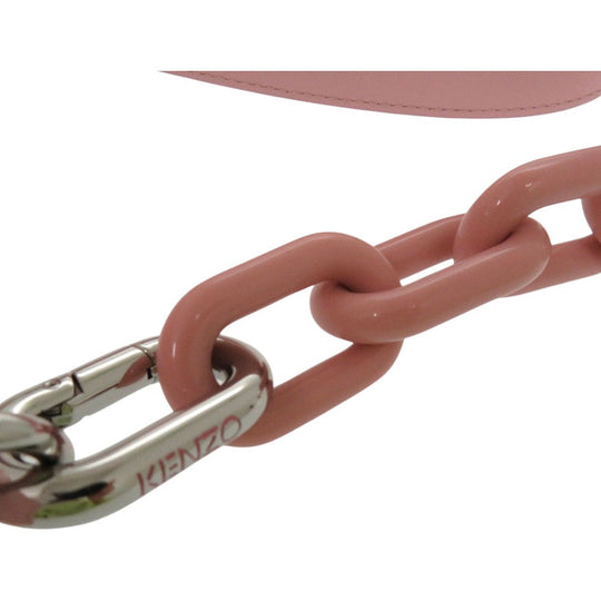 KENZO Shoulder Bag FA52SA320L2434 leather pink Kandy With logo Cross Sling bag Women Used Authentic