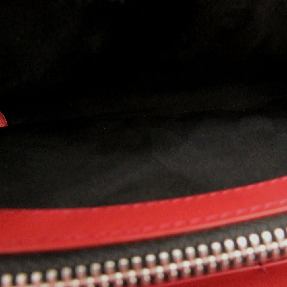 KENZO Long Wallet Purse leather Red FA62PM318L24 Women Used Authentic