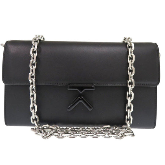 KENZO Shoulder Bag FA62PM318L24 leather black Women Used Authentic